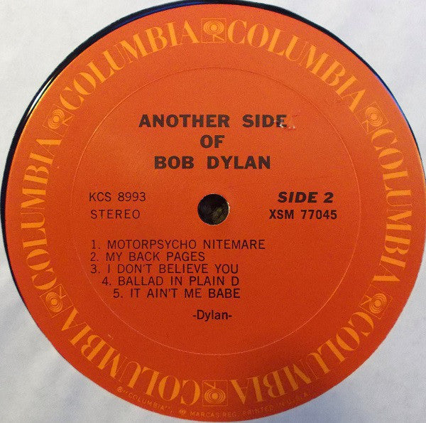Bob Dylan : Another Side Of Bob Dylan (LP, Album, RE)