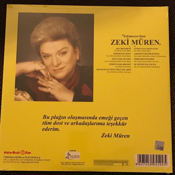 Zeki Müren : Eskimeyen Dost (LP, Album, RE, RM)
