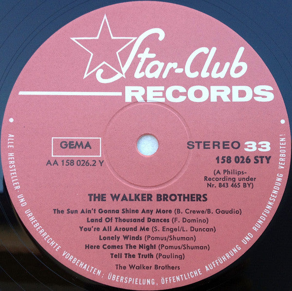 The Walker Brothers : The Walker Brothers (LP, Album)