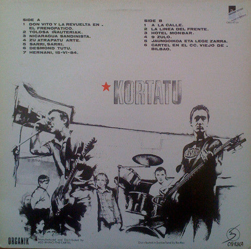 Kortatu : A Frontline Compilation - Rock In The Basque Country (LP, Comp)