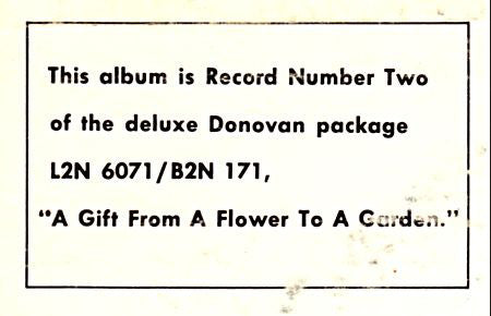 Donovan : For Little Ones (LP)