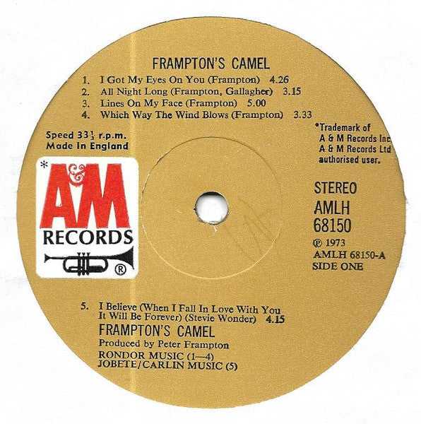 Frampton's Camel : Frampton's Camel (LP, Album)