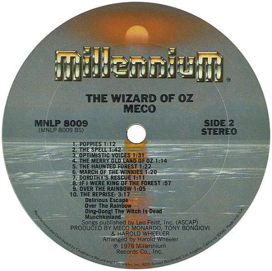 Meco Monardo : The Wizard Of Oz (LP, Album, PRC)