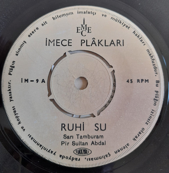 Ruhi Su : Sarı Tamburam / Nefes (7", Single)