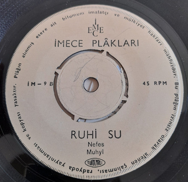 Ruhi Su : Sarı Tamburam / Nefes (7", Single)