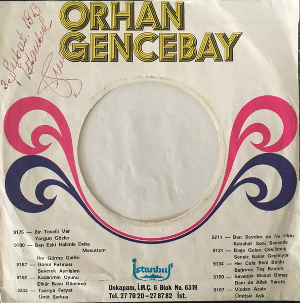 Orhan Gencebay : Bir Teselli Ver (7")
