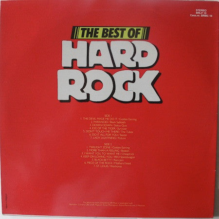 Various : The Best Of Hard Rock (LP, Comp)