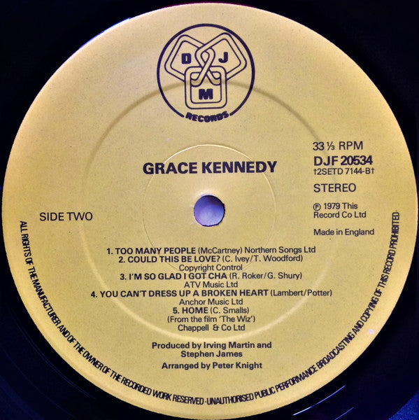 Grace Kennedy : Grace Kennedy (LP, Album)