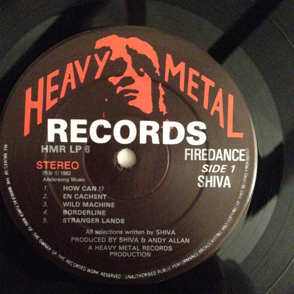 Shiva (21) : Firedance (LP, Album)