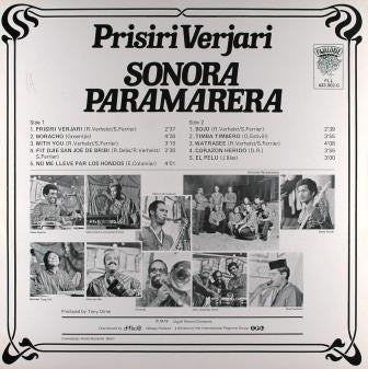 Sonora Paramarera : Prisiri Verjari (LP, Album)