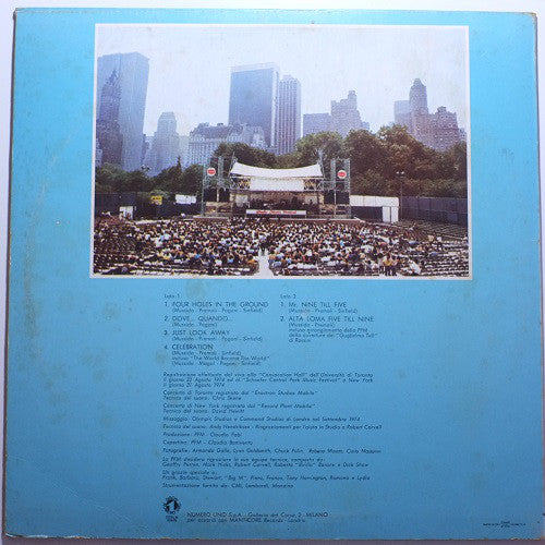 Premiata Forneria Marconi : Live In U.S.A. (LP, Album)