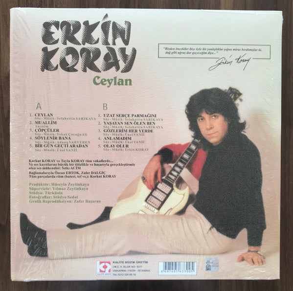 Erkin Koray : Ceylan (LP, Album, RE)