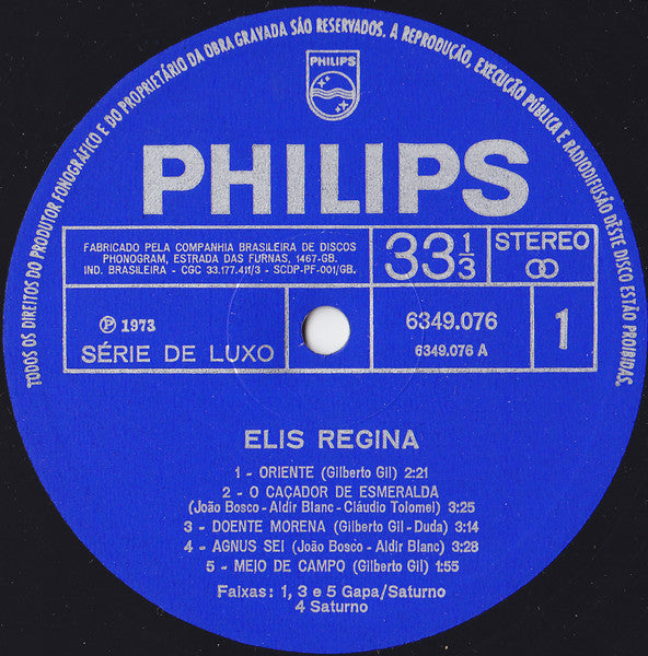 Elis Regina : Elis (LP, Album)