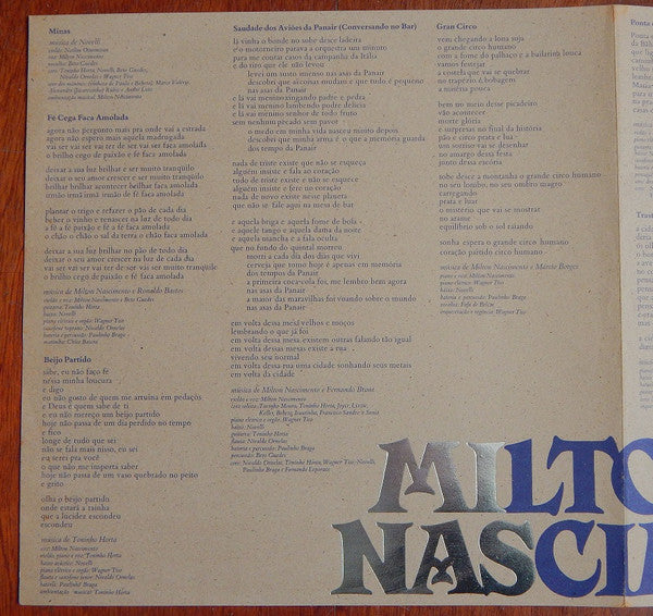Milton Nascimento : Minas (LP, Album)
