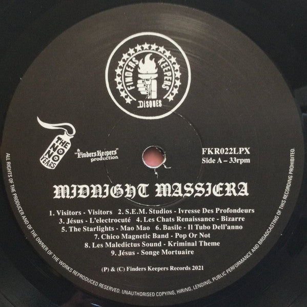 Jean-Pierre Massiera : Midnight Massiera (LP, Comp, RP)