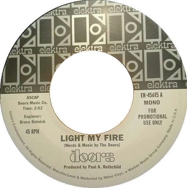 The Doors : Light My Fire (7", RSD, Mono, RE)