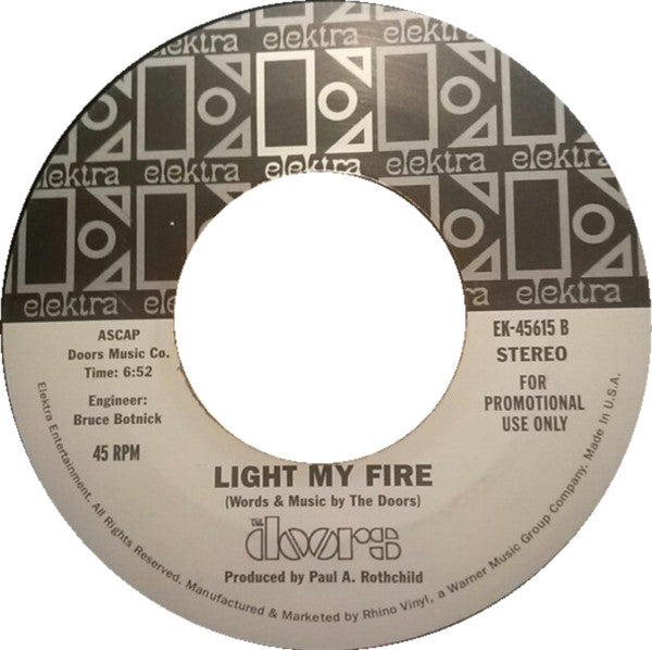The Doors : Light My Fire (7", RSD, Mono, RE)