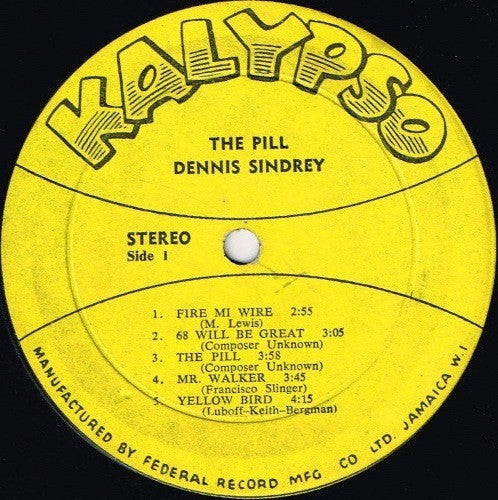 Dennis Sindrey : The Pill (LP, Album)