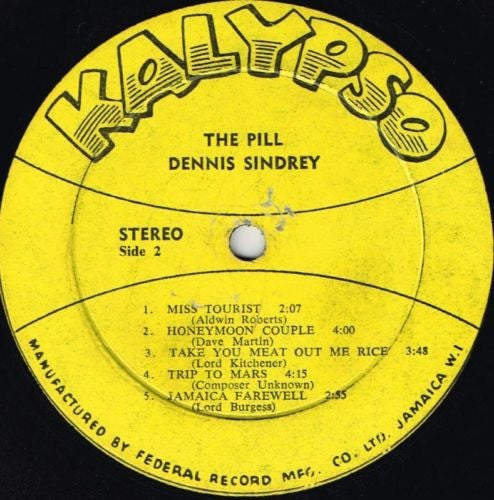 Dennis Sindrey : The Pill (LP, Album)