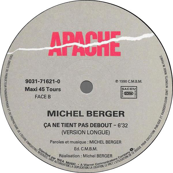 Michel Berger : Ça Ne Tient Pas Debout (12", Maxi)