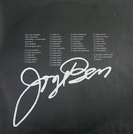 Jorge Ben : A Banda Do Zé Pretinho (LP, Album)