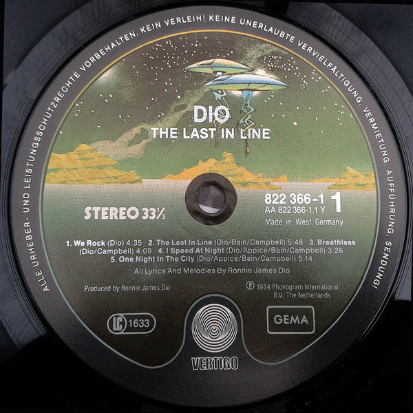 Dio (2) : The Last In Line (LP, Album)