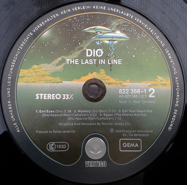 Dio (2) : The Last In Line (LP, Album)