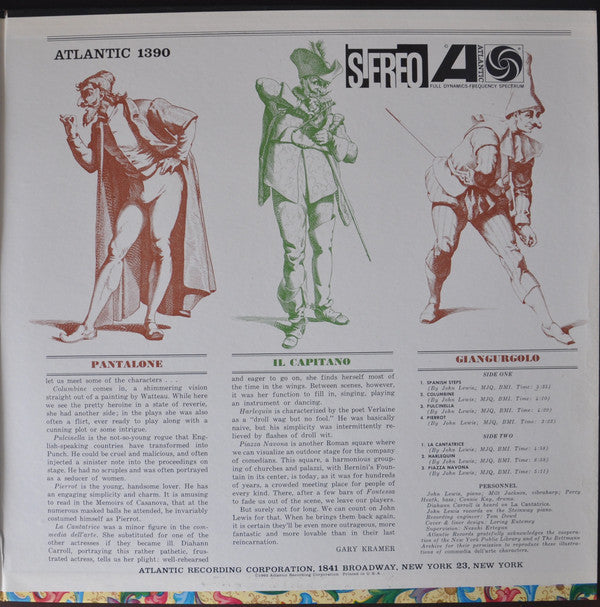 The Modern Jazz Quartet : The Comedy (LP, Album, RP, Bla)