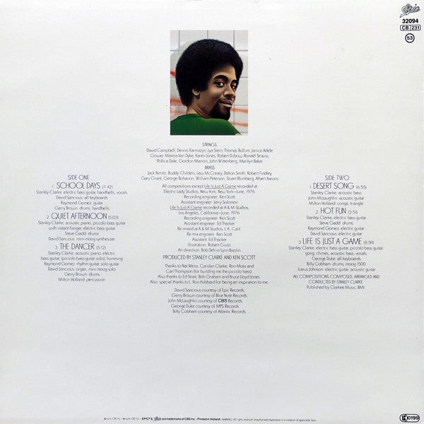 Stanley Clarke : School Days (LP, Album, RE)