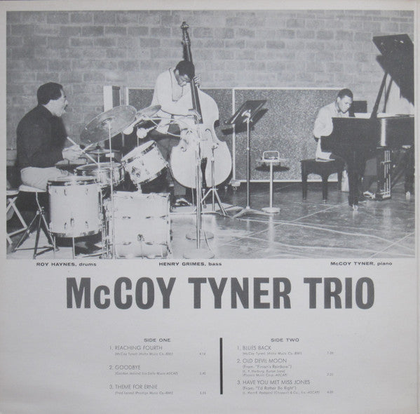 McCoy Tyner Trio With Roy Haynes And Henry Grimes : Reaching Fourth (LP, Album, RE, Gat)