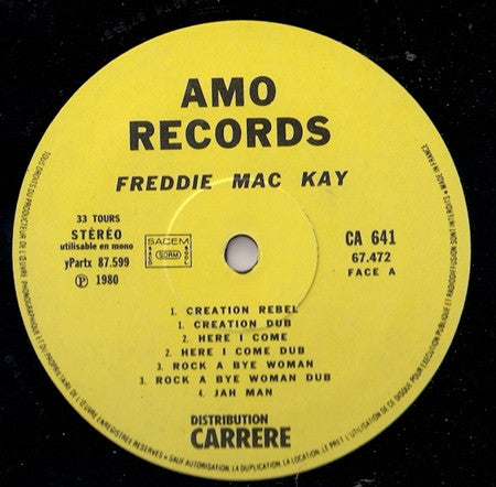 Freddie Mc Kay* : Freddie Mc Kay (LP, Album)