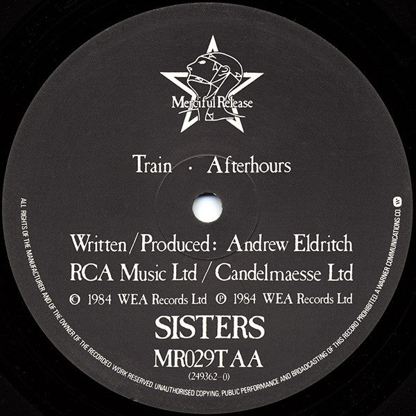 The Sisters Of Mercy : Body And Soul (12")