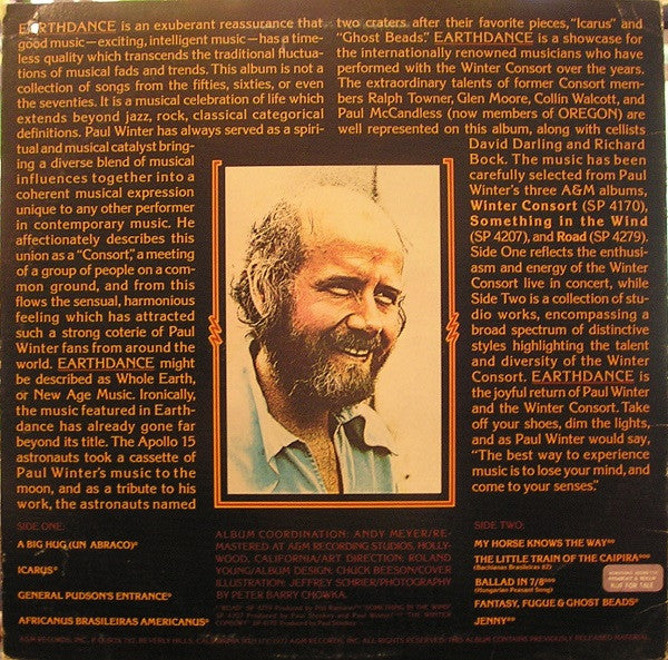 Paul Winter (2) : Earthdance (LP, Comp, Promo)