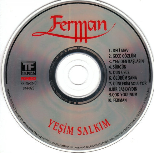Yeşim Salkım : Ferman (CD, Album)