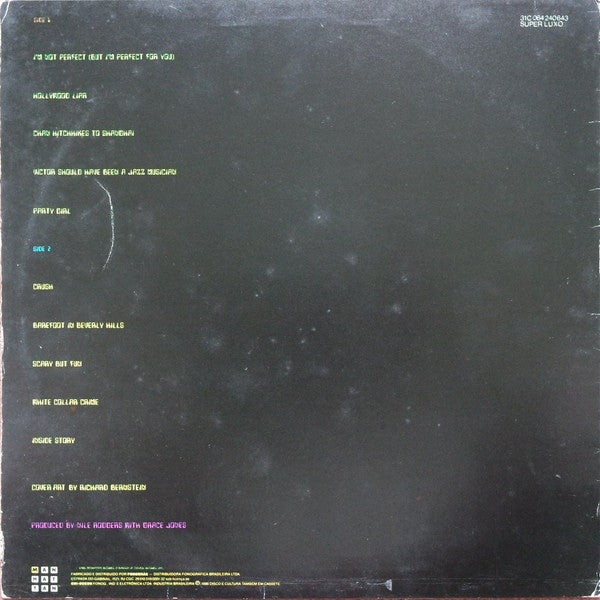 Grace Jones : Inside Story (LP, Album)