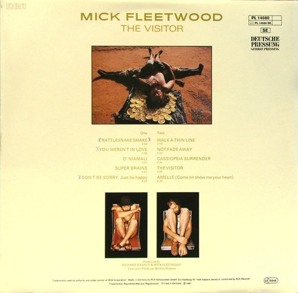 Mick Fleetwood : The Visitor (LP, Album, Gat)