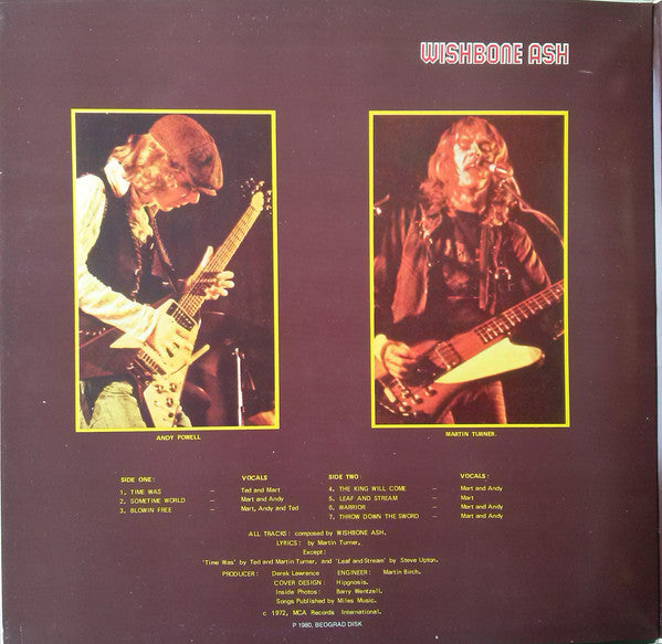 Wishbone Ash : Argus (LP, Album, RE, Gat)