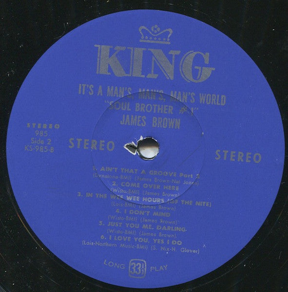 James Brown : It's A Man's Man's World: Soul Brother #1 (LP, Album)