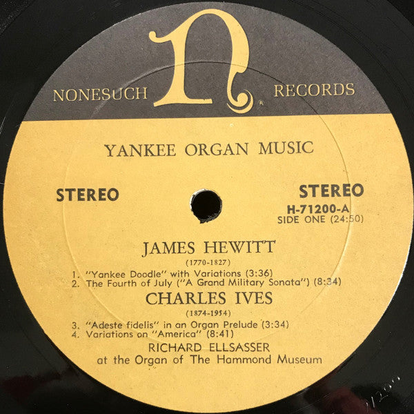 Richard Ellsasser : Yankee Organ Music (LP)