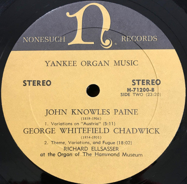 Richard Ellsasser : Yankee Organ Music (LP)