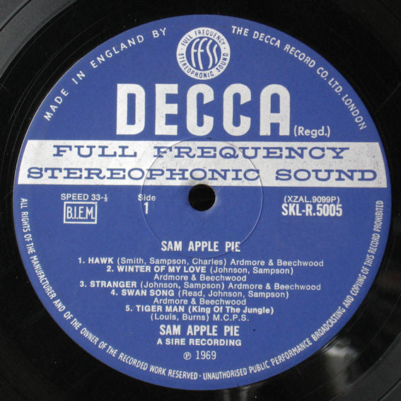 Sam Apple Pie : Sam Apple Pie (LP, Album)