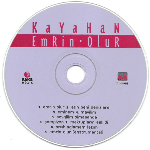 Kayahan : Emrin Olur (CD, Album)
