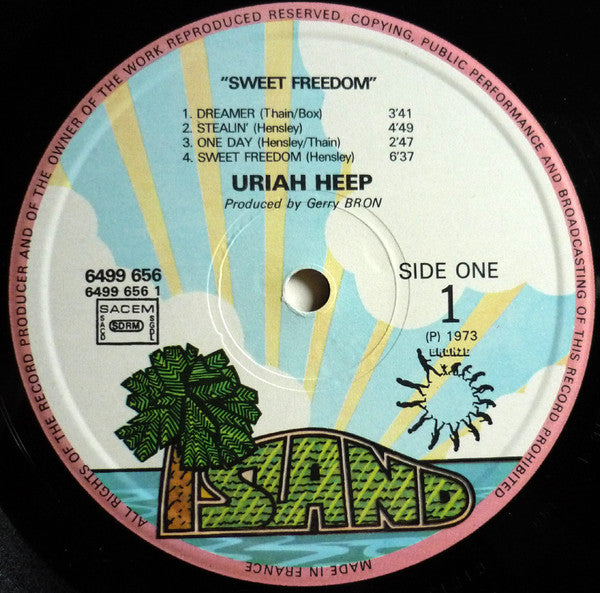 Uriah Heep : Sweet Freedom (LP, Album, Gat)