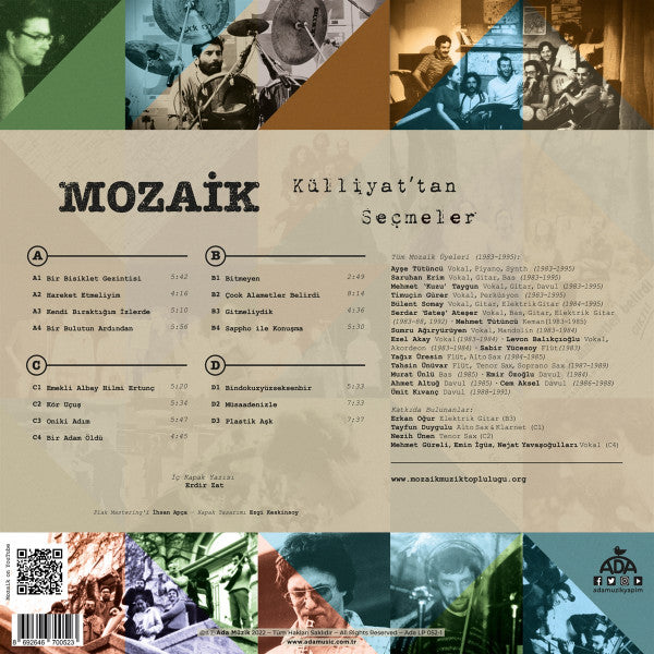 Mozaik (6) : Külliyat'tan Seçmeler (2xLP, Comp)
