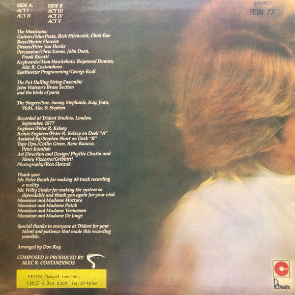 Alec R. Costandinos & The Syncophonic Orchestra : Romeo & Juliet (LP, Album)