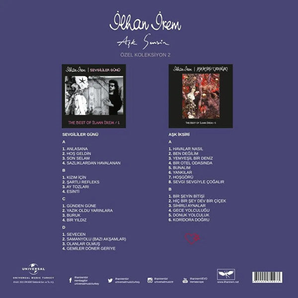 İlhan İrem : Aşk Sensin (Özel Koleksiyon 2) (2xLP, Comp, RE + LP, Comp, RE + Box, Comp, Ltd, S/)
