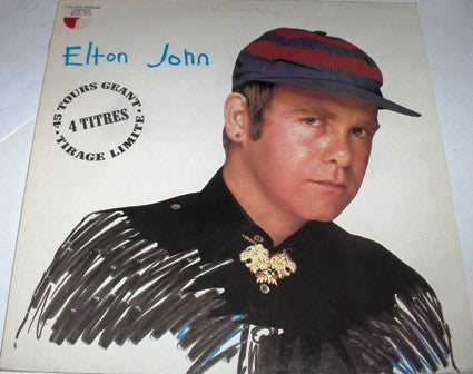 Elton John : Dear God (12", EP, Ltd)