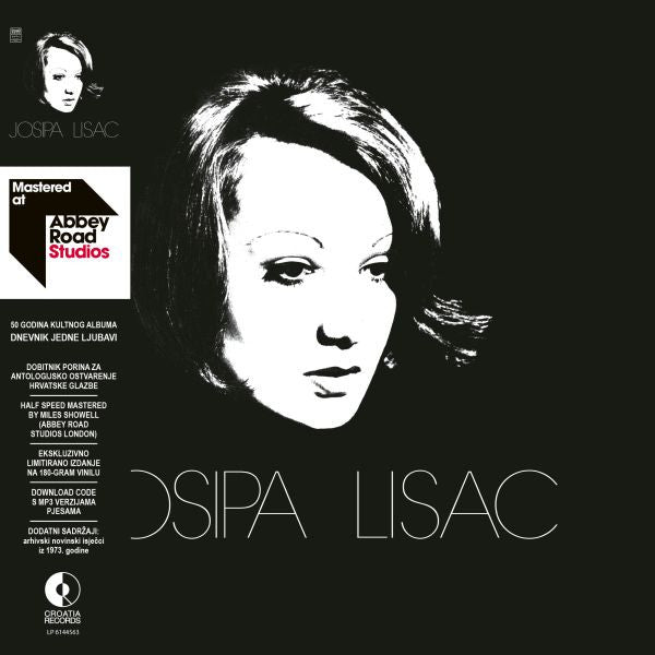 Josipa Lisac : Dnevnik Jedne Ljubavi (LP, Album, RE, RM, Gat)