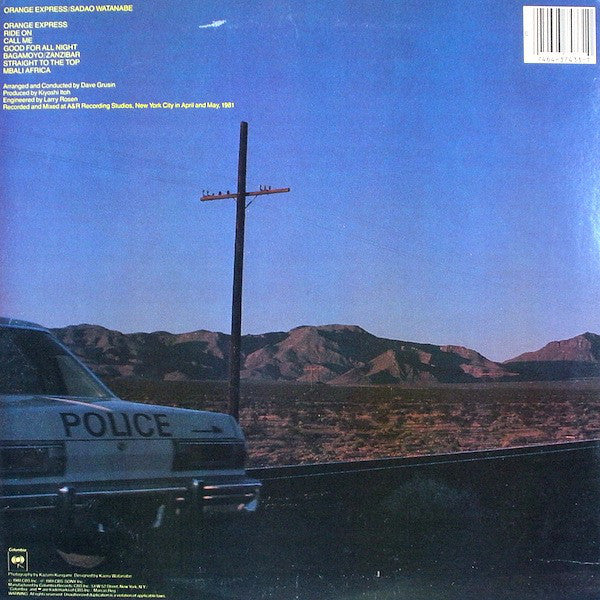 Sadao Watanabe : Orange Express (LP, Album, Pit)