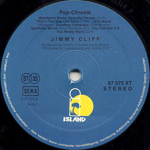 Jimmy Cliff : Pop Chronik (2xLP, Comp, RE)